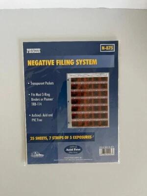 Print File 35-7B4 35mm Archival Negative Preservers Pack of 25- Please Read Note - Image 1 of 2