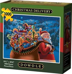 Entrega de Navidad 1000 Piezas Rompecabezas Topo Arte Popular Santa Polo Norte Juguete - Imagen 1 de 4
