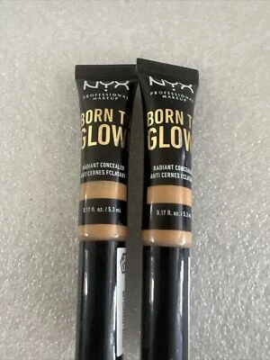2 NYX Professional Born To Glow! Radiant Concealer 0.17oz BTGC14  GOLDEN HONEY - Image 1 of 2