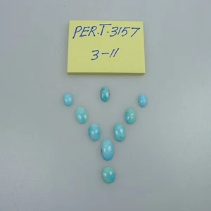 Persian Turquoise 100% Natural 9 Oval Shape Cabochon 14.36 TCW - Picture 1 of 2