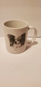 Papillon Dog Mug White 8 Oz - Picture 1 of 4