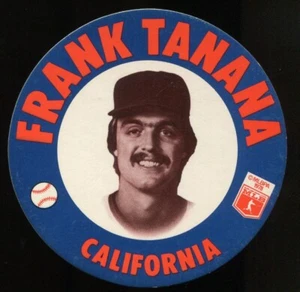 1978 MSA Papa Gino's Disk #33 Frank Tanana California Angels - Picture 1 of 2