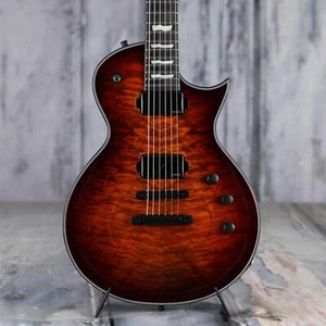 ESP E-II Eclipse QM, Tiger Eye Sunburst - Picture 1 of 8