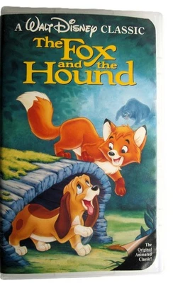 The Fox and the Hound (Vintage, VHS, 1994, VG, Classic, Original Clamshell) - Image 1 of 4