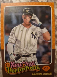 2024 Topps Heritage Aaron Judge 2025 MVP A.L. #NAP-15 NEW AGE - Picture 1 of 4
