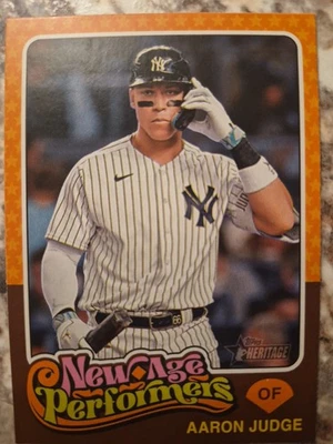 2024 Topps Heritage Aaron Judge 2025 MVP A.L. #NAP-15 NEW AGE - Image 1 of 4
