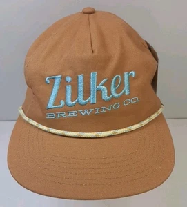 NWT Zilker Brewing Co Hat Cap Snap Back Rope Embroidered Austin Texas Brewery - Picture 1 of 9