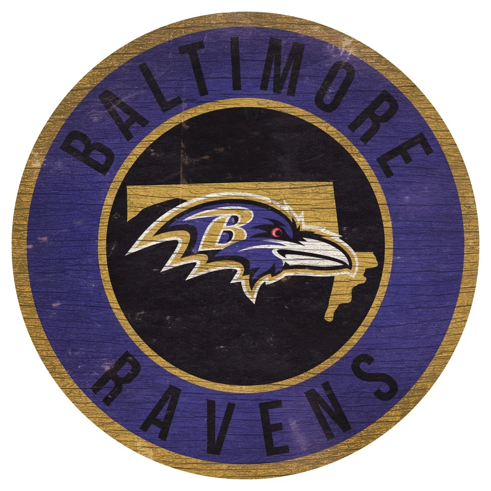 Pegatina/calcomanía de vinilo resistente a la intemperie con logotipo de Baltimore Ravens 08 Foto 1 de 1