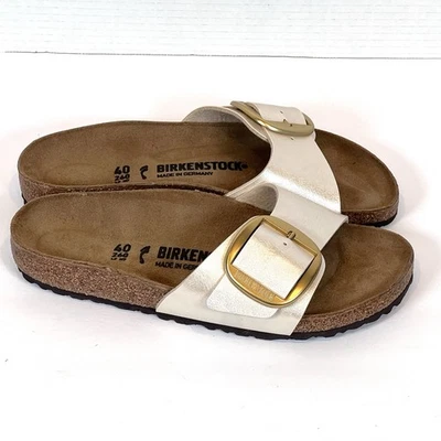 Birkenstock Damen MADRID Big Buckle Graceful PEARL WHITE schmal 9 EU40 - Bild 1 von 4