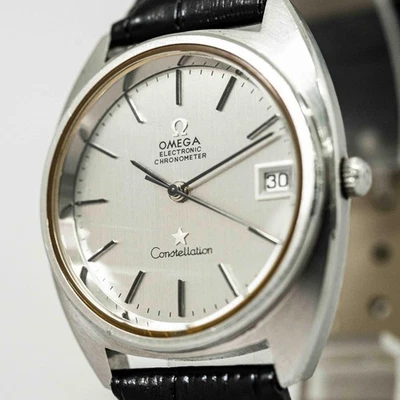 *Working ! Need Service* OMEGA Constellation Chronometer F300Hz Cal.1250 Qz Mens - Image 1 of 4