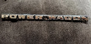 1972-1979 Dodge Power Wagon Hood Emblems Factory OEM 46430 349 5698 MOPAR - Picture 1 of 12