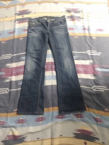 Damen See Thru Soul Denim Jeans Größe 30x30 Flare Dark Wash - Bild 1 von 7