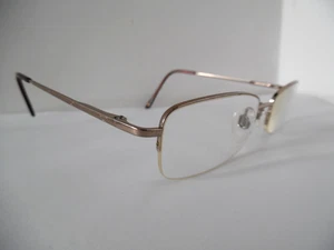 Occhiali da vista Chanel argento e marrone mezzo cerchio 2093 c.304 50 16 135 - Foto 1 di 2