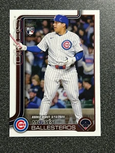 2025 Topps Topps Update Moises Ballesteros RC Rookie Debut #US236 QTY Available - Picture 1 of 1