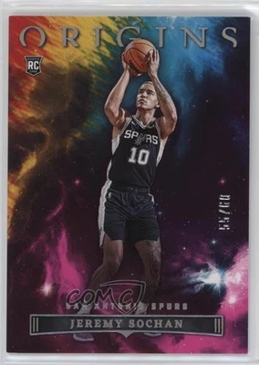2022-23 Panini Origins Pink /60 Jeremy Sochan #19 Rookie RC - Image 1 of 2