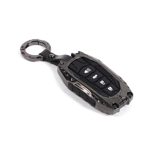 Fits Toyota Tacoma 2024-2026 Key Fob Case Cover Shell With key Ring Chain Zinc - Picture 1 of 10