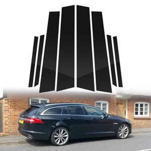 Pillar Posts Fits For Jaguar XF Sportbrake 2008-2015 Door Cover Trim Cover Decal - Picture 1 of 13