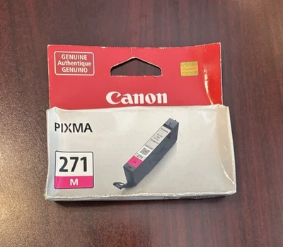 Подлинный Canon 271M Pixma пурпурный чернильный картридж новый в коробке - Изображение 1 из 4
