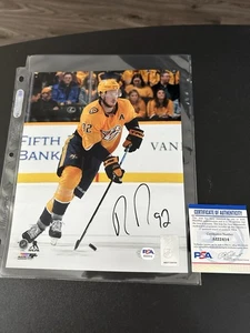 Ryan Johansen Signed Autographed NHL Nashville Predators Hockey Photo PSA COA - Picture 1 of 5