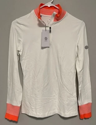 Bogner Women’s Lissa Long Sleeve Top Size 4 White - Image 1 of 4