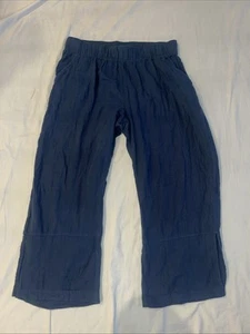 Pact Pantalone Pull On Donna XL Blu Cotone Organico Gamba Larga Salopette - Foto 1 di 8