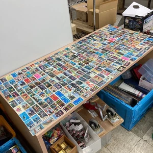 Lotto Carte Showa Menko Quadrate Rotonde Tipi Misti Vintage Giapponesi Retrò Set - Foto 1 di 12