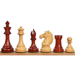 3.9" Exclusive Alban Staunton Weighted Chess Pieces set - Bud Rosewood- 4 Queens