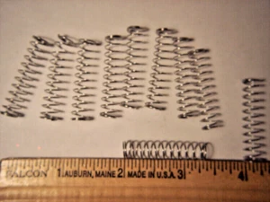 10 Pcs Steel Compress Springs 1.35" long 0.27-0.30" Dia. Black or Nickel Pl Wire - Picture 1 of 2
