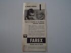 Advertising Pubblicità 1959 Farex - Laboratori Glaxo Verona