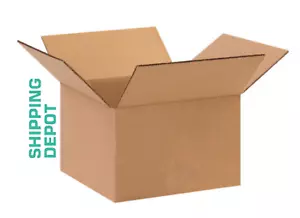 1-100 10x10x6 Corrugated Cardboard Packing Shipping Mailing Moving Carton Boxes - Picture 1 of 5