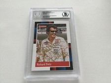 Richard Petty Signed Autographed 2021 Donruss Card Slabbed Beckett BAS a
