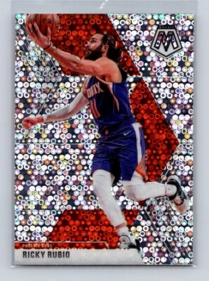 2019-20 Panini Mosaic Fast Break Silver Disco #158 Ricky Rubio Suns - Image 1 of 2