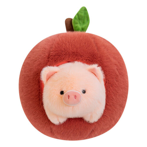 Apple Pig Plush Doll Figure Soft Stuffed Animal Plushie Toy Kids Gift