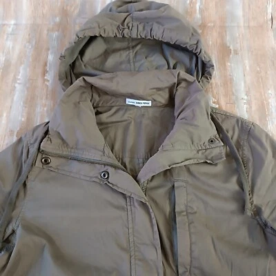James Perse Womens Utility Jacket Size 4 US XL Hoodie Full Zip Gray Coat - Image 1 of 4