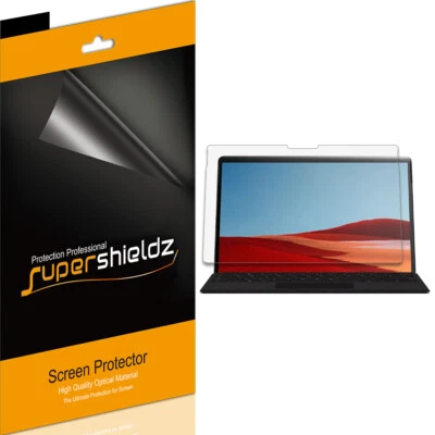 3X Supershieldz Clear Screen Protector for Microsoft Surface Pro X/ Pro 8 - Image 1 of 2