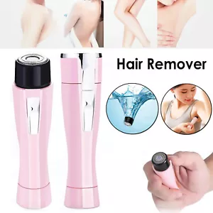 Women's Pink Portable Electric Shaver Hair Removal Machine Mini Epilator Lady - Picture 1 of 11