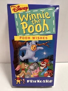 Winnie the Pooh - Pooh Friendship - Pooh Wishes (VHS, 1997) vintage - Picture 1 of 6
