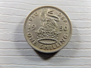 UK GREAT BRITAIN 1950 Shilling English - Picture 1 of 2
