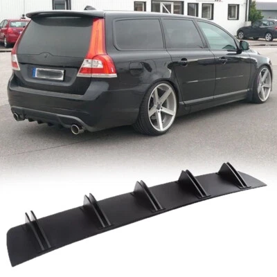 Difusor trasero 10 aletas parachoques divisor de labios alerón kits de carrocería para Volvo XC70 XC90 Foto 1 de 4
