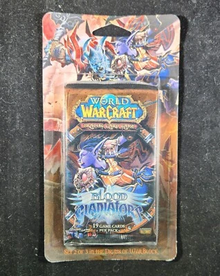 World of Warcraft TCG - Blood of Gladiators - Paquete de suspensión de ampollas sellado Foto 1 de 2