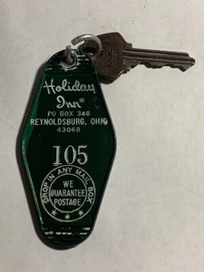 Llavero con llave Holiday Inn Hotel Motel Room Ft. Reynoldsburg Ohio #105 - Imagen 1 de 2