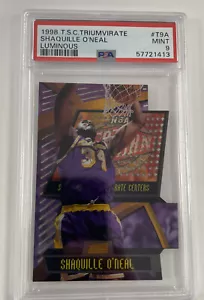 1998-99 Topps Stadium Club Shaquille O'Neal Triumvirate Luminous T9A PSA 9 - Picture 1 of 8