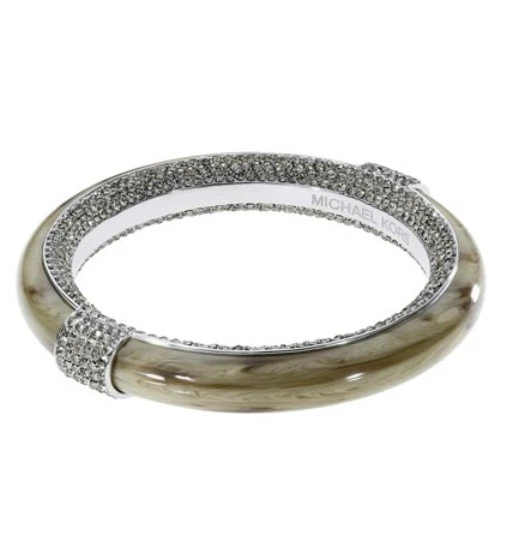 Michael Kors Retail Pave Glam Horn Bangle Bracelet Mkj1794040