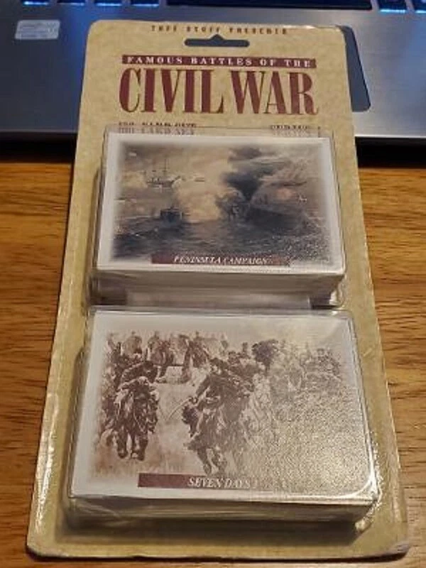 Famous Battles of The Civil War 100 Card Set Series 1 Tuff Stuff 1992