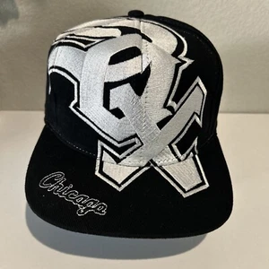 Chicago White Sox The Game Big Logo Snapback Sombrero Raro Personalizado Cúpula Negra - Imagen 1 de 11
