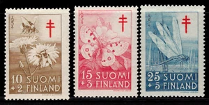 FINLAND 1954-INSECTS-THE PREVENTION OF TUBERCULOSIS PERF: 14 MUH SEE SCAN - Picture 1 of 2