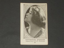 E123 American Caramel MOVIE STARS #91/120 Katherine Spencer EXTREMELY NICE CARD