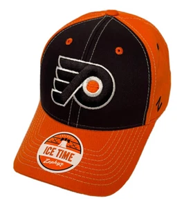 Zephyr NHL Philadelphia Flyers "Staple" Curved Bill Adjustable Hat BRAND NWT - Picture 1 of 6