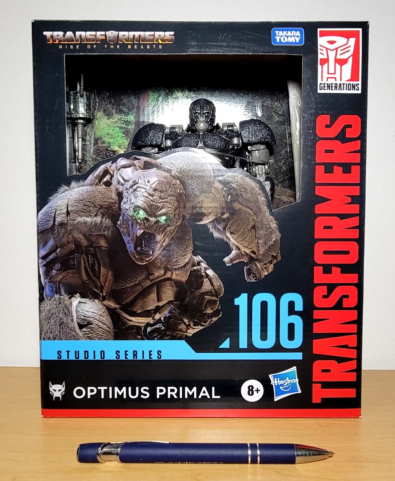 HASBRO ТРАНСФОРМЕРЫ СТУДИЙНАЯ СЕРИЯ RISE OF THE BEASTS NO106 ЛИДЕР ОПТИМУС ПРИМАЛ - Изображение 1 из 4