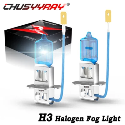 For Subaru Impreza 2002-2003 Halogen Fog Light Bulbs Super Bright 2x H3 - Image 1 of 4